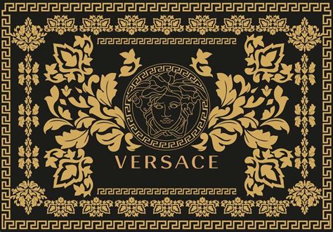 versace pattern design|versace logo black and white.